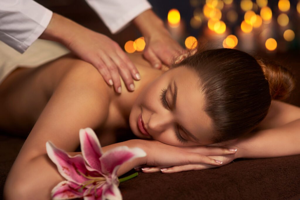 massagem com oleos